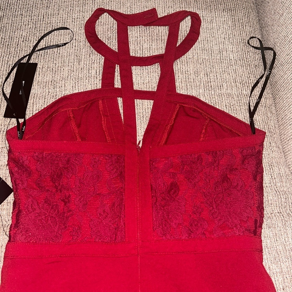 NWT Lulu's Chic Red Mini Dress - Picture 4 of 7